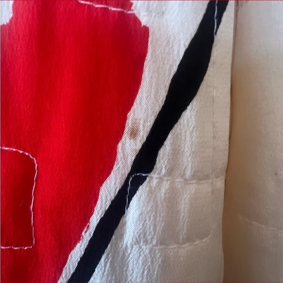 VINTAGE LEVINO VERNA 100% Silk White & Multi Color Abstract Print‎ Jacket Size 4 - Picture 16 of 16